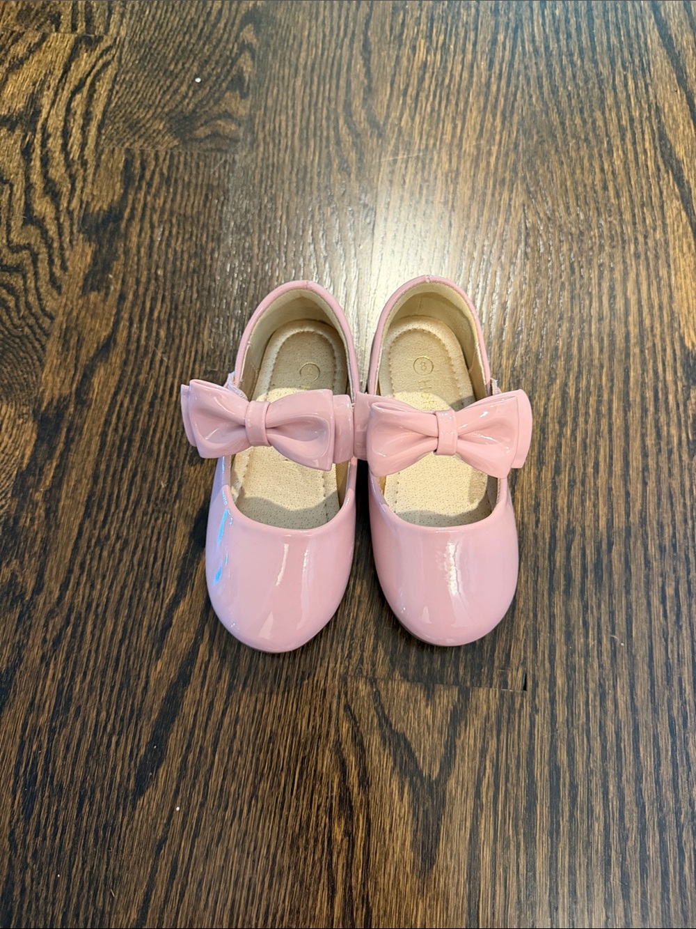 Toddler Patent Pink Bow Mary Jane Dress Shoes